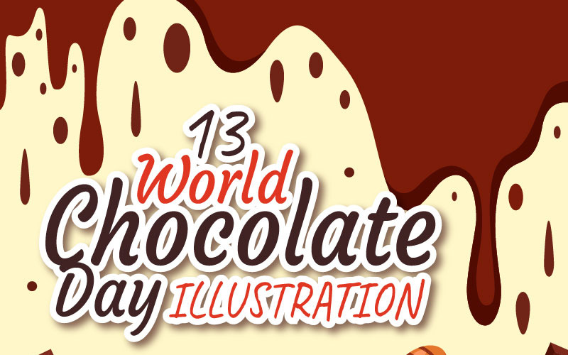 13 Světový den čokolády ilustrace
