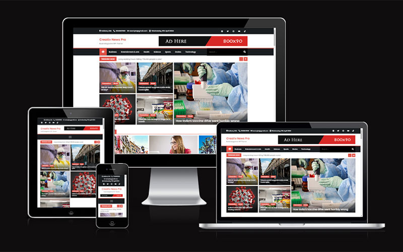 Creativ News Pro: tema WordPress pulito e moderno