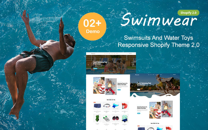 Maillots de bain - Maillots de bain et jouets aquatiques Adaptatif Shopify Theme 2.0