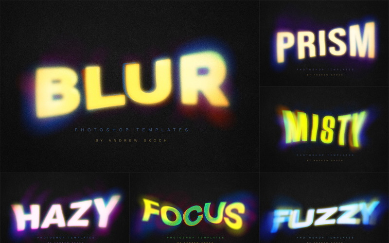 Gradient Blurred Text Effect