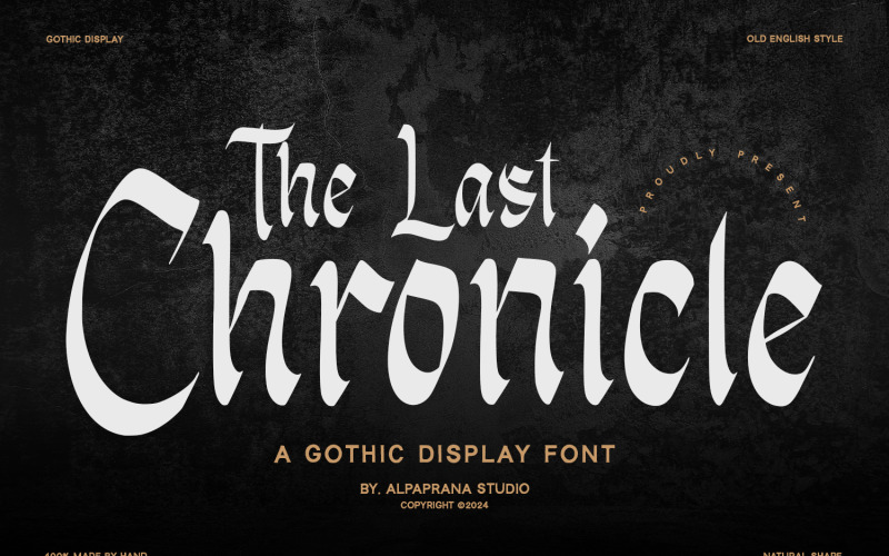 Last Chronicle - Visa teckensnitt