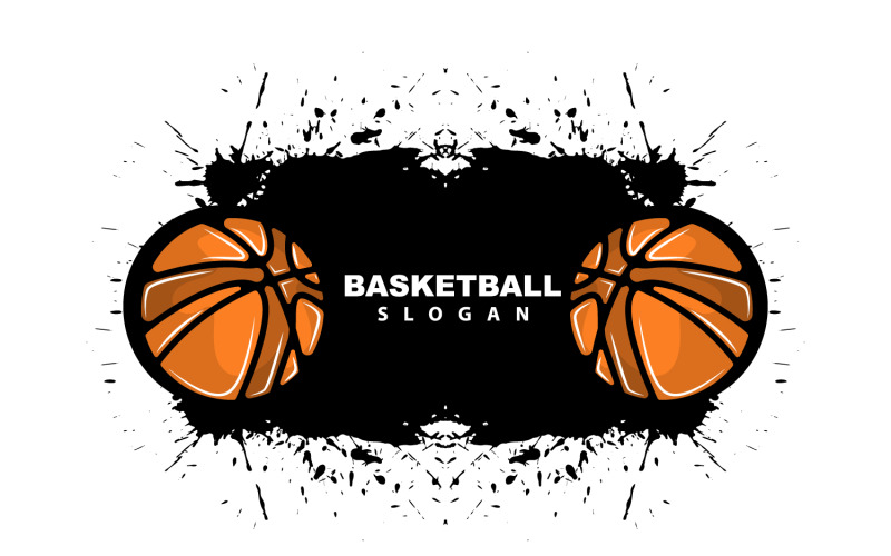 Sport basketbal Logo Vector Design V1