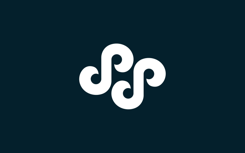 SS letter logo design template