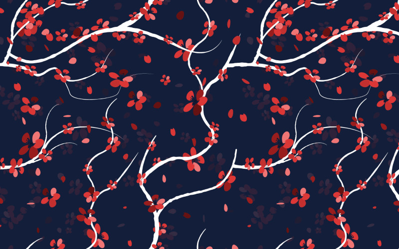 Japonský orientální vzor kolekce