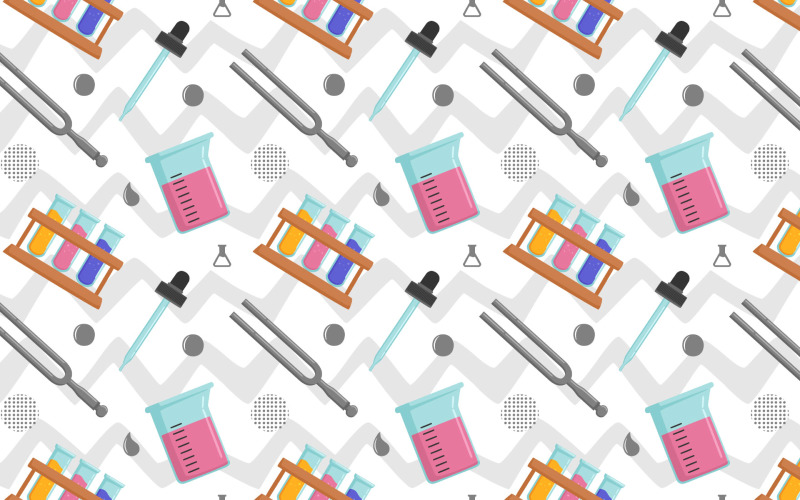 Laboratorium naadloos patroon
