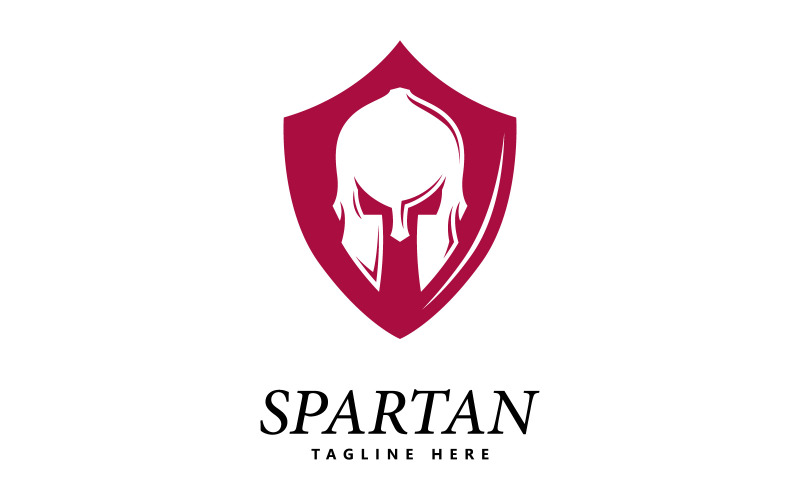 Logo Spartan Vector Logo casco Spartan V8