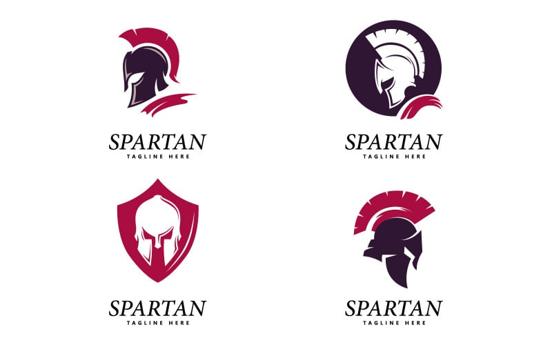 Logo Spartan Vector Logo Spartan Helmet V0