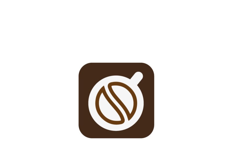 Diseño de logotipo de taza de café minimalista con un icono elegante