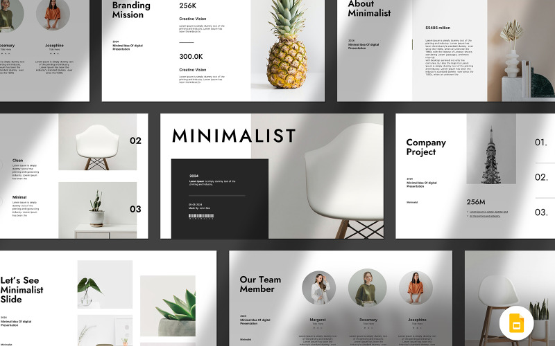 Minimalista Google-dia bemutató