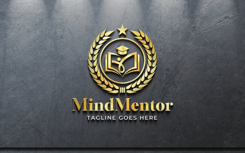Mind Mentor Instytucje edukacyjne Szablon projektu logo