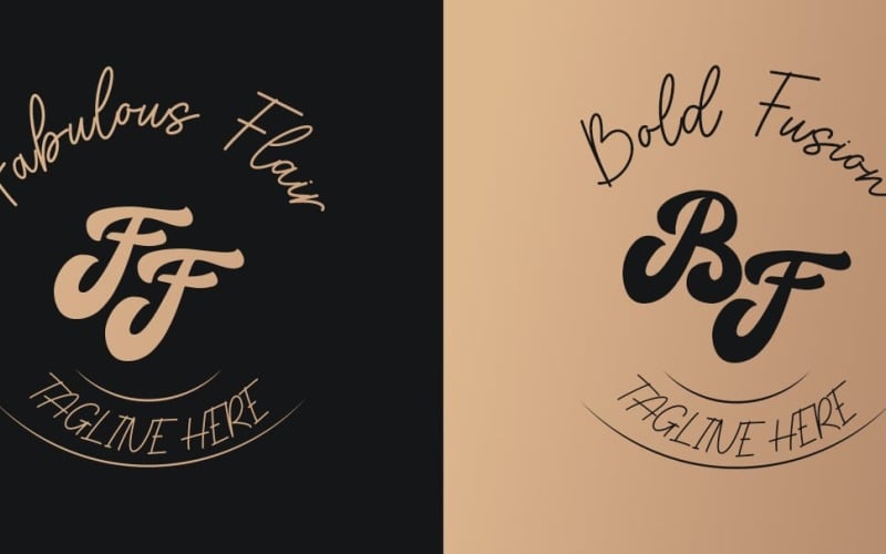 Modèle de logo de mode pour les designers, les marques de luxe et les boutiques