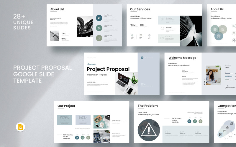 Návrh projektu Google Slide Template_