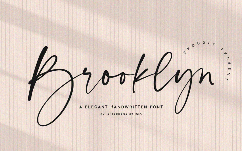 Brooklyn - рукописний шрифт
