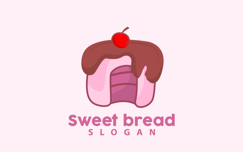 Süßes Brot Logo Bäckerei DesignV3
