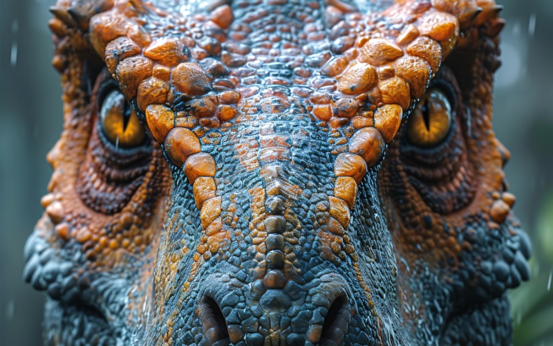 Carnotaurus Dinosaurier realistische Fotografie 4
