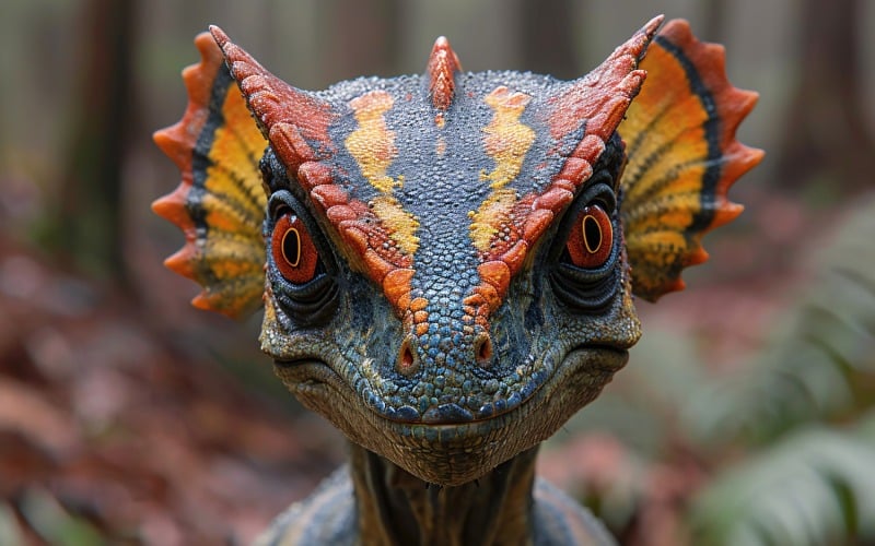 Dilophosaurus Dinosaur realistic Photography 4