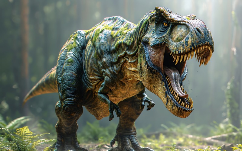 Tyrannosaurus Rex Dinosaurier realistische Fotografie 1