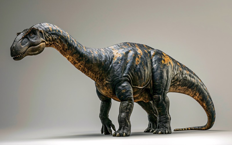 Fotografía realista del dinosaurio Apatosaurus 4