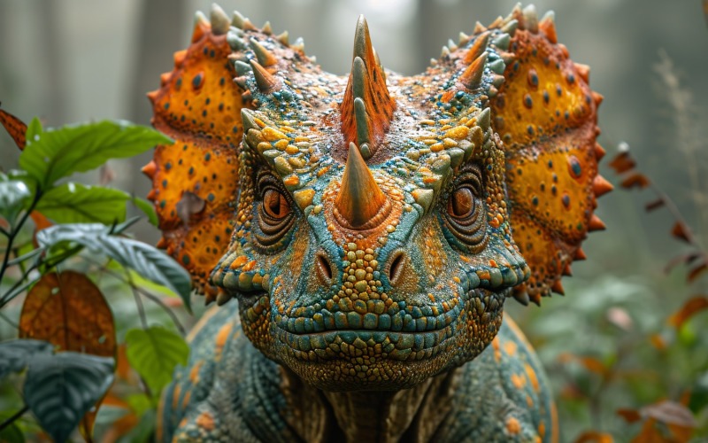 Fotografia realista do dinossauro Camarasaurus 3.