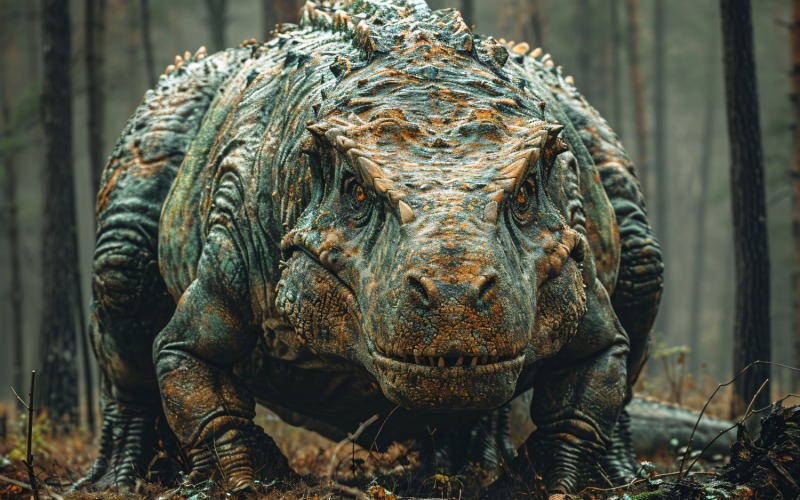 Fotografia realistica del dinosauro Amargasaurus 4