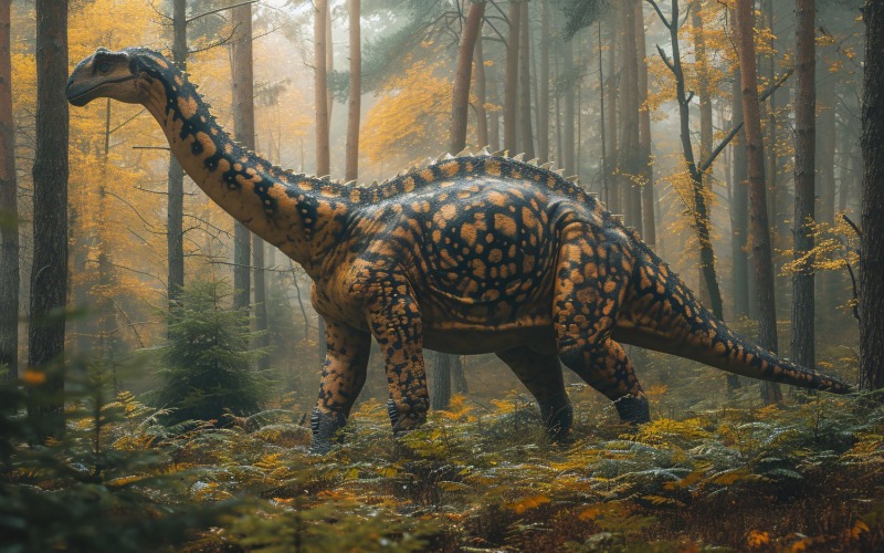 Photographie réaliste de dinosaure Maiasaura 4