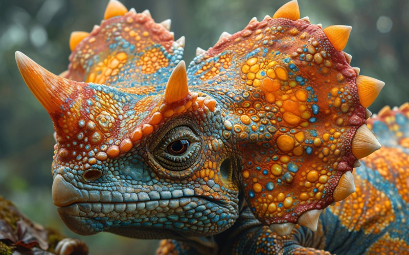 Protoceratops Dinosaurier realistische Fotografie 4