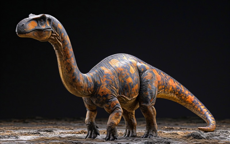 Realistyczna fotografia dinozaura Plateozaur 1