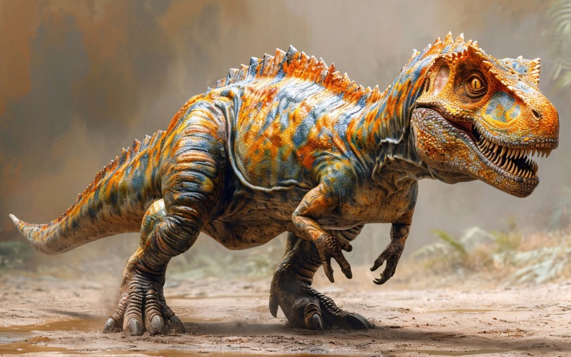 Fotografia realista de dinossauro heterodontossauro 4