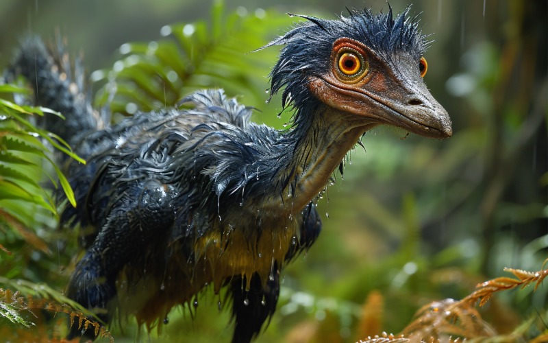 Oviraptor Dinosaur realistic Photography 3.