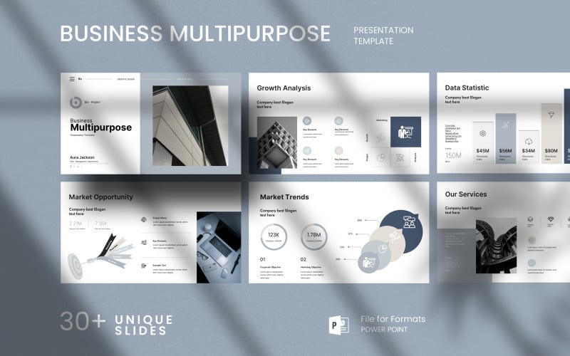 Plantilla de presentación multipropósito empresarial