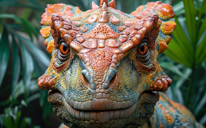 Реалистичная фотография гетеродонтозавра динозавра 1