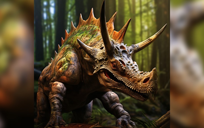 Realistyczna fotografia dinozaura Camarasaurus 3.