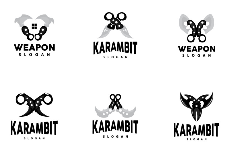 Инструмент для оружия с логотипом Kerambit Vector DesignV6