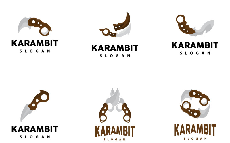 Kerambit Logo Arma Strumento Vector DesignV7