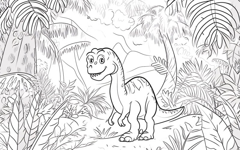 Desenhos para Colorir Dinossauro Alossauro 6