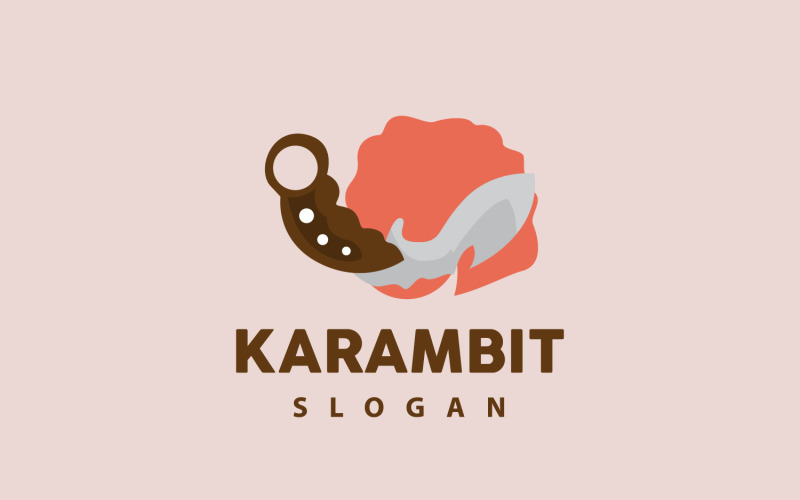 Kerambit Logo Arme Outil Vector DesignV27