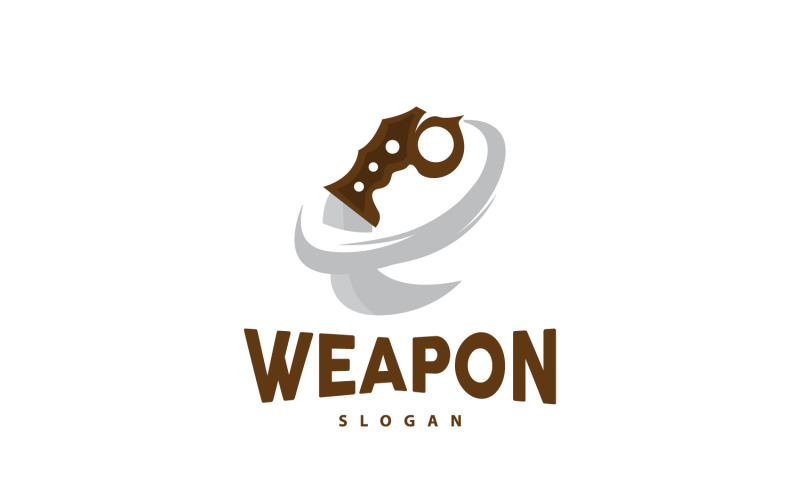 Kerambit Logo Broń Narzędzie Wektor DesignV25