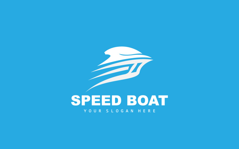 Logo Speed Boat Loď Plachetnice DesignV5