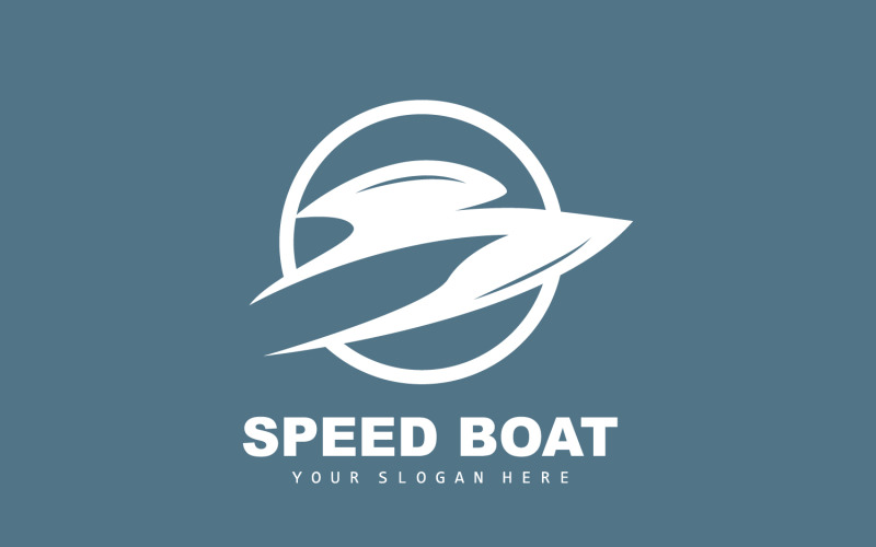 Schnellboot Logo Schiff Segelboot DesignV14