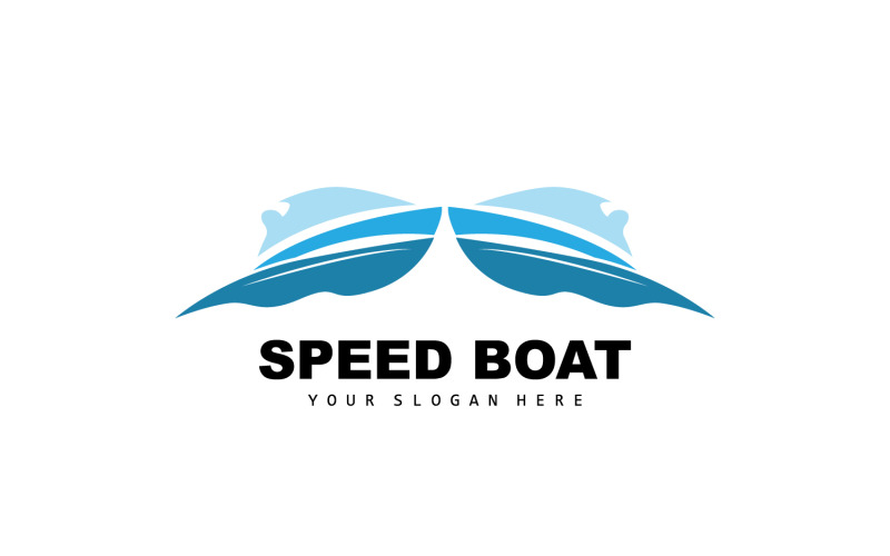 Schnellboot Logo Schiff Segelboot DesignV21