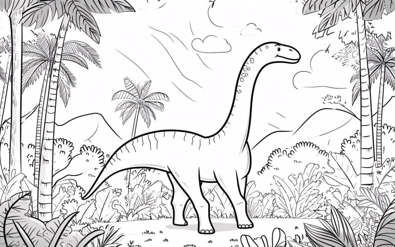Diplodocus Dinosaurier Malvorlagen 2