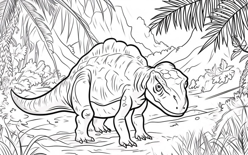 Pachycephalosaurus dinosaurus kleurplaten 2
