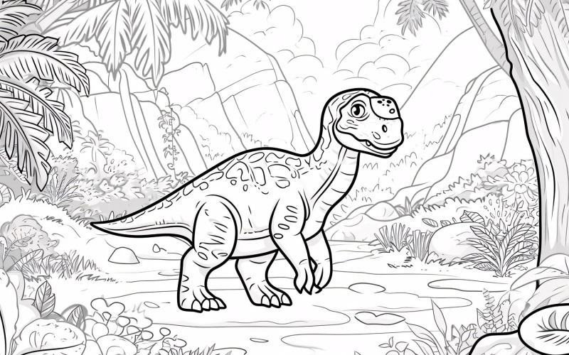 Раскраски динозавров гетеродонтозавра 2