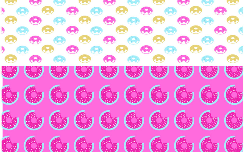 Diseño de patrones de Donuts Sprinkles