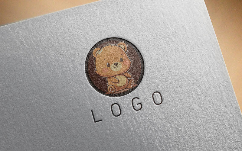 Logo ours mignon 13-0471-23