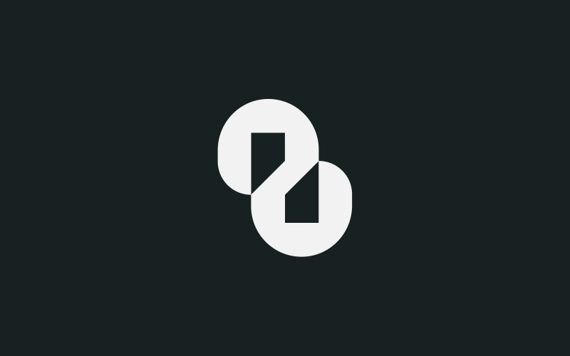 S 字母标志设计模板
