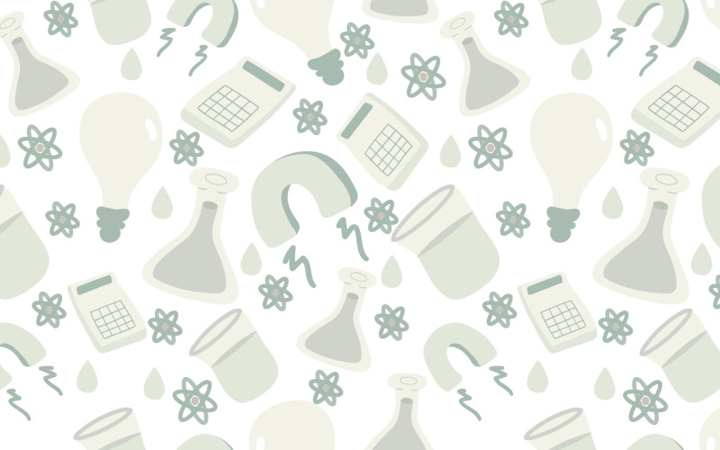 Science Motif Vectoriel Sans Couture