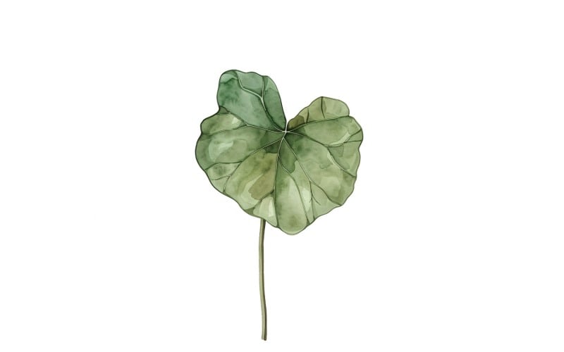 Planta monetária chinesa deixa pintura estilo aquarela 4