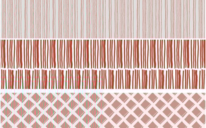 Linie zachodu słońca ręcznie rysowane wzory