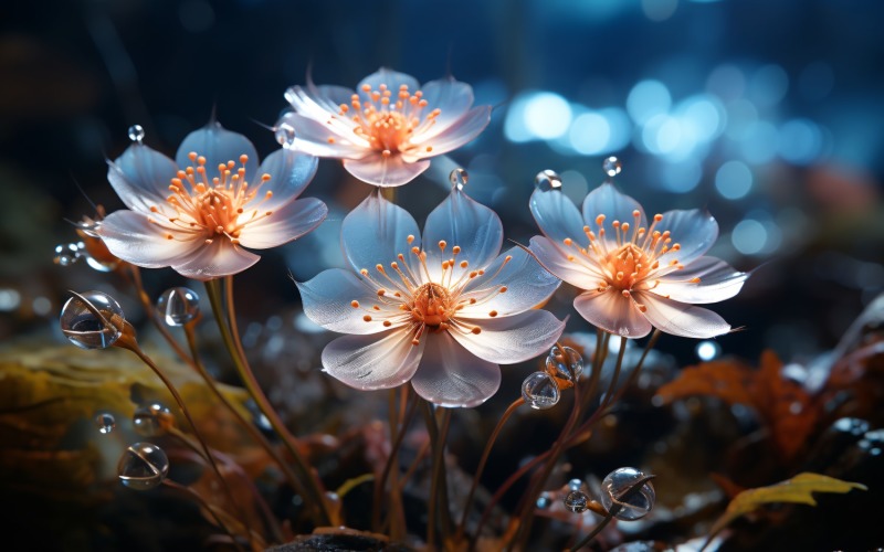 Plante de fleurs de cristal sous-marine Fond d'écran 17